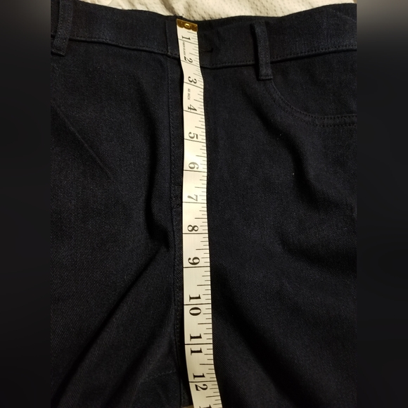 NWT 15% SPANDEX JEGGINGS IN DARK BLUE WASH BACK POCKETS HIGH QUALITY STRETCH - Picture 12 of 12